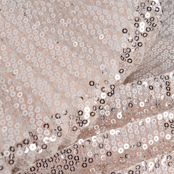 Simara Sequin Dress From Phase Eight Glamorous Silver Sequin Midi Dress - Picture 2 of 3